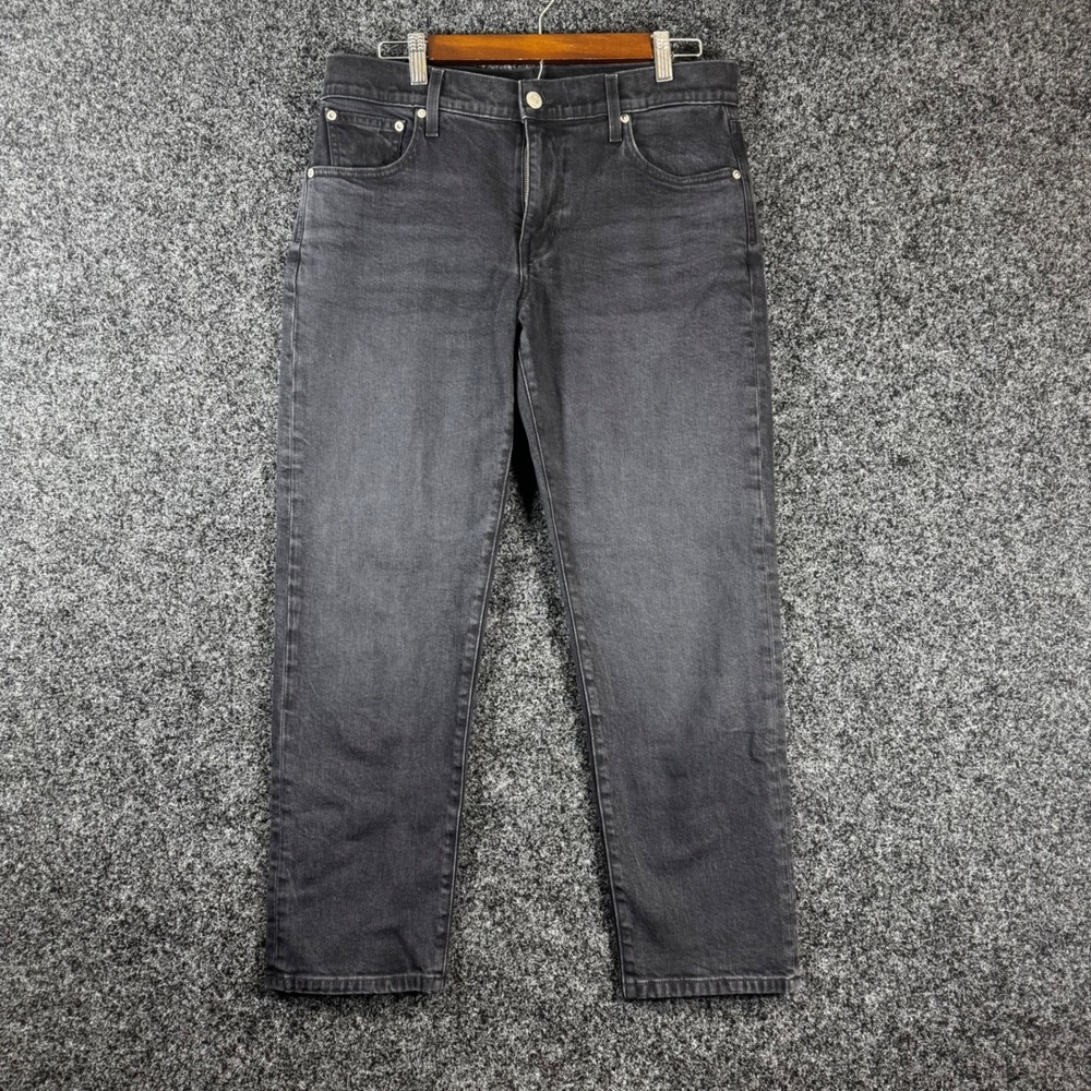 AYR The Stance Jeans Mens 29 Faded Black Straight Leg Denim Made in LA